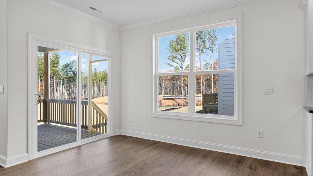 Representative unfurnished interior of a home built from the Hartwell by D.R. Horton in The Estates Park, Apex (Image 23).