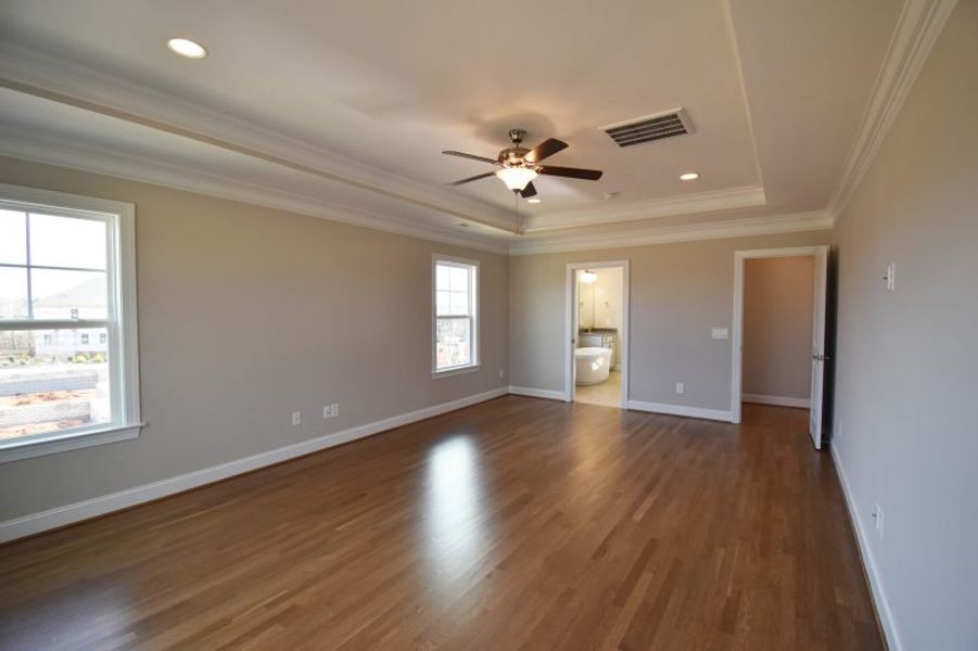 Representative unfurnished interior of a home built from the Lancaster by Keystone Homes NC in Preserve at Carriage Cove, Oak Ridge (Image 46).