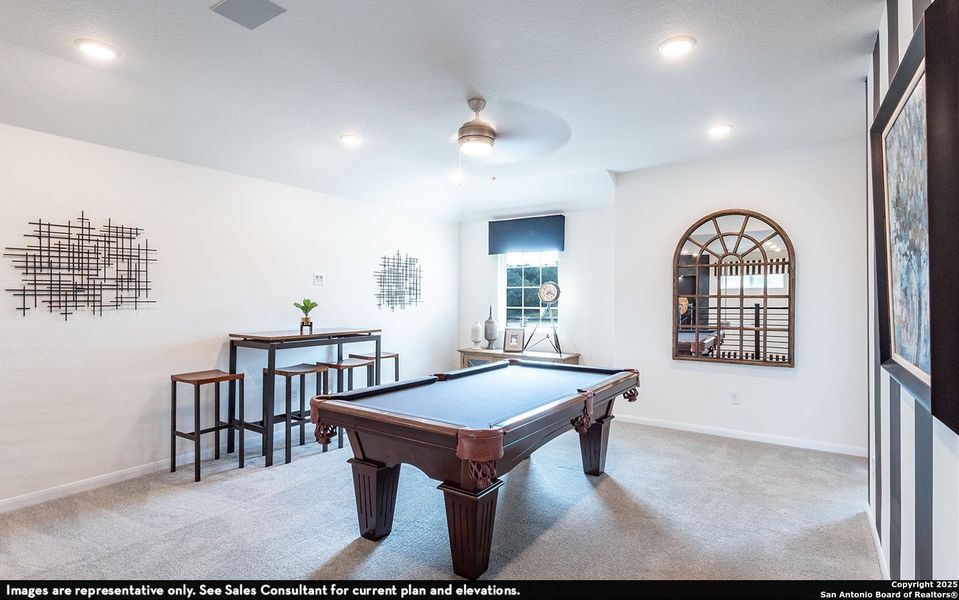 Furnished interior view inside a new home in Arcadia Ridge, San Antonio (Image 16).