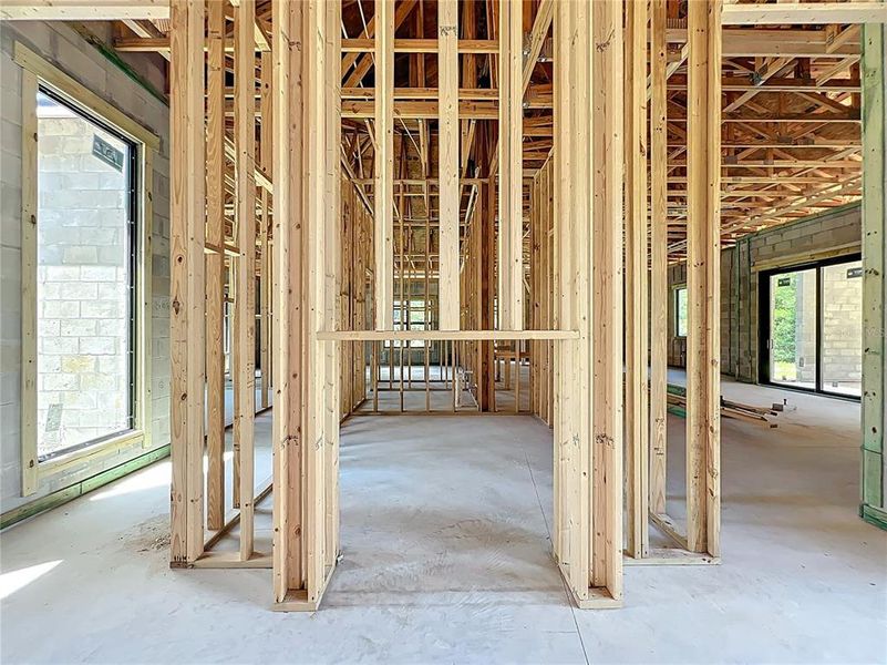 In-progress construction of a new home in , Oviedo, FL (Image 62).