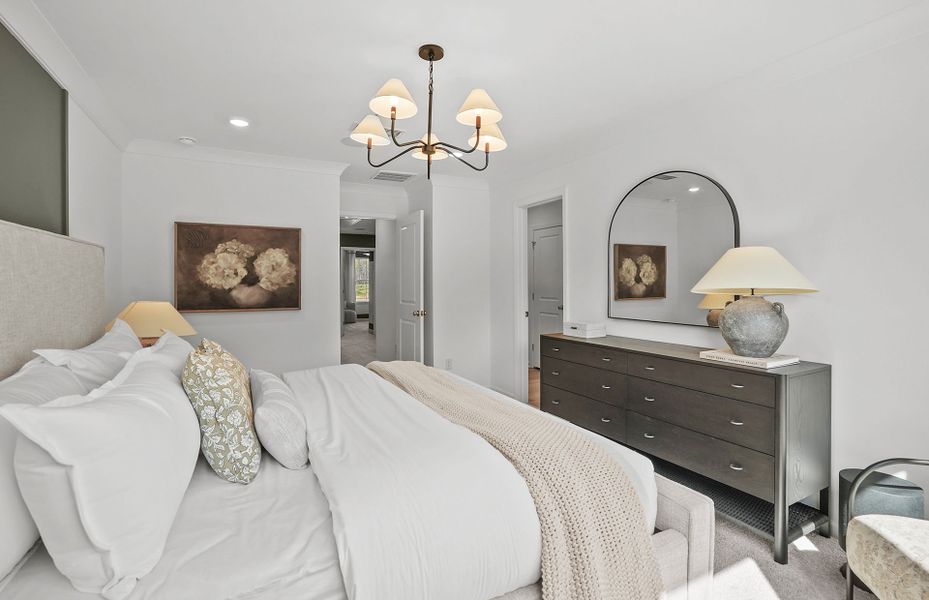 Representative furnished interior of a home built from the Landis by Pulte Homes in Mallard Park, Charlotte (Image 20).