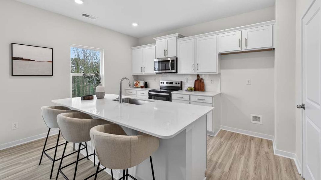 Furnished interior view inside a new home in Rydele Heights, Asheville (Image 5).
