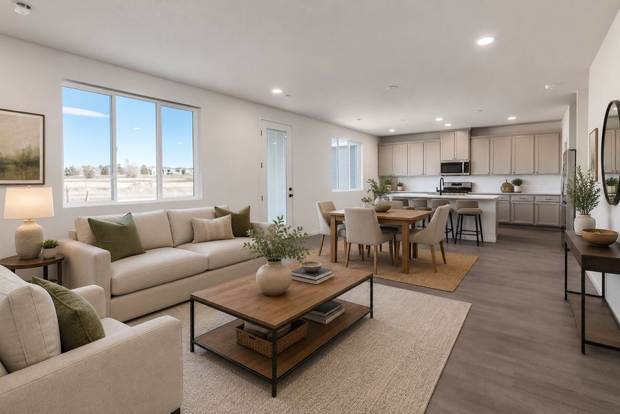 Furnished interior view inside a new home in Bloom, Fort Collins (Image 4).
