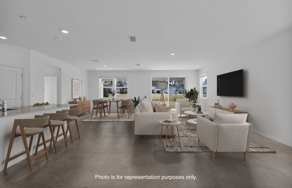 Furnished interior view inside a new home in Hyland Trail, Green Cove Springs (Image 6).
