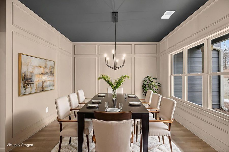 Furnished interior view inside a new home in Blackwelder Bluff, Bowdon (Image 17).