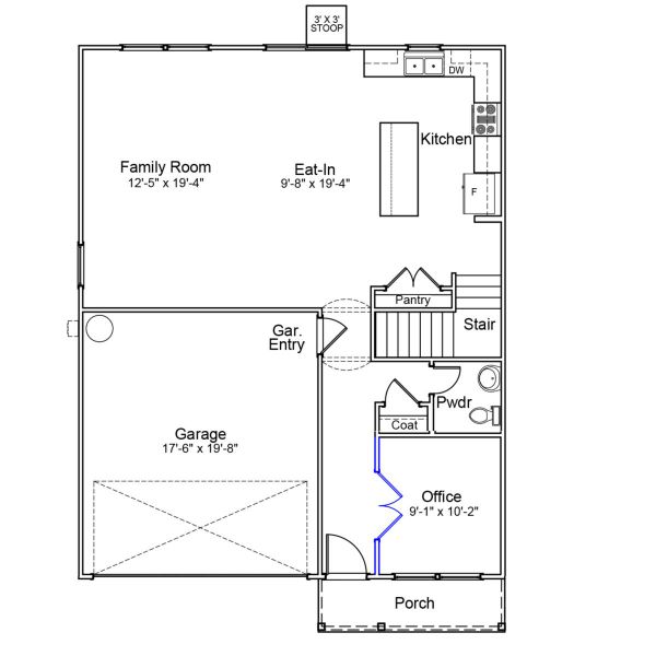2D floor plan layout of this home in Winston Ridge, Youngsville, NC (Image 2). 2D floor plan layout of this home in Winston Ridge, Youngsville, NC (Image 2).