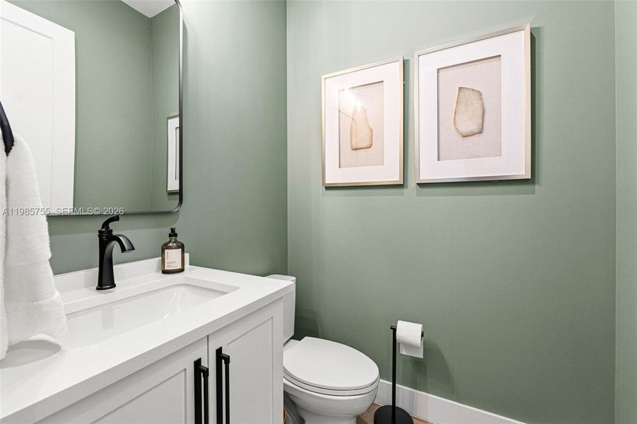 Furnished interior view inside a new home in , Boca Raton (Image 33).