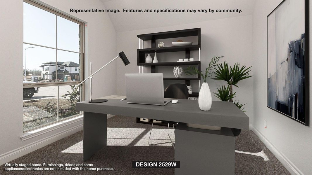 Furnished interior view inside a new home in Kresston, Magnolia (Image 6).