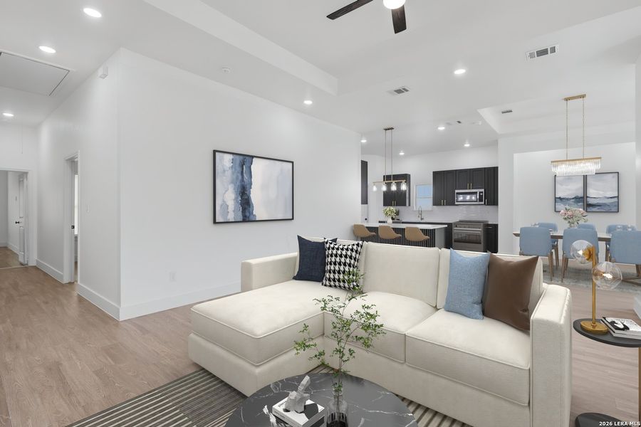 Furnished interior view inside a new home in , Atascosa (Image 4). Furnished interior view inside a new home in , Atascosa (Image 4).