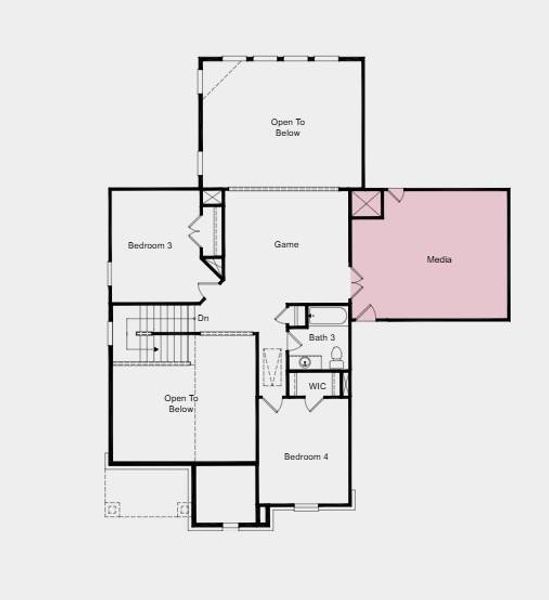 Structural options added include: extended primary suite, study, media room.