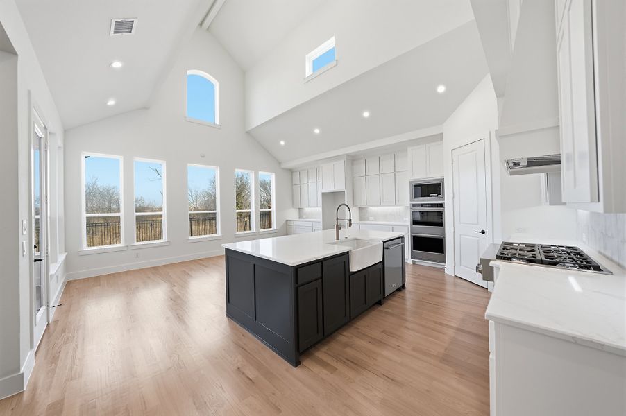 Furnished interior view inside a new home in Light Farms Graham/Reagan, Celina (Image 10).