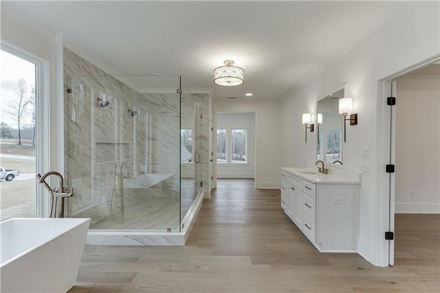 Furnished interior view inside a new home in , Pendergrass (Image 5).
