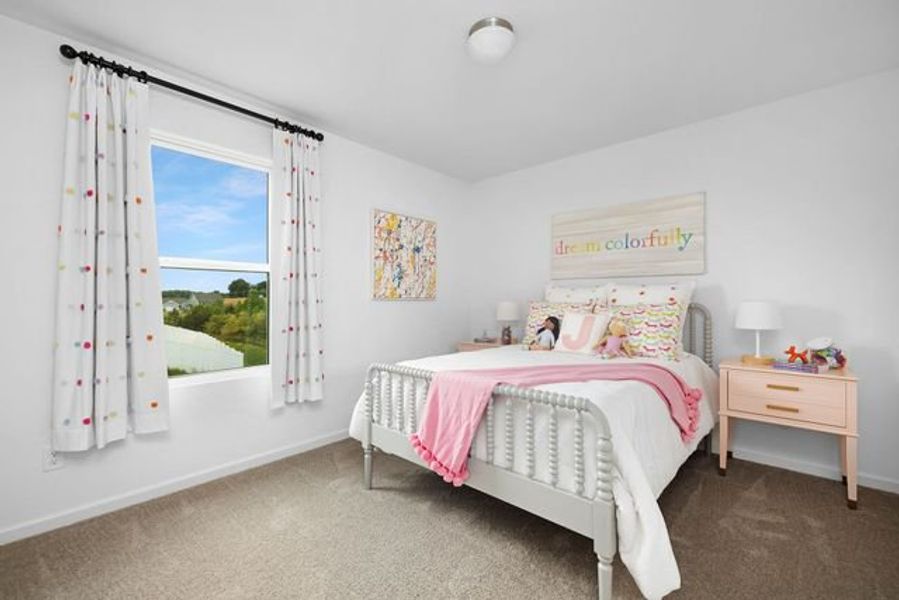 Representative furnished interior of a home built from the Whitney by True Homes in Westbrook Falls, Colfax (Image 24).