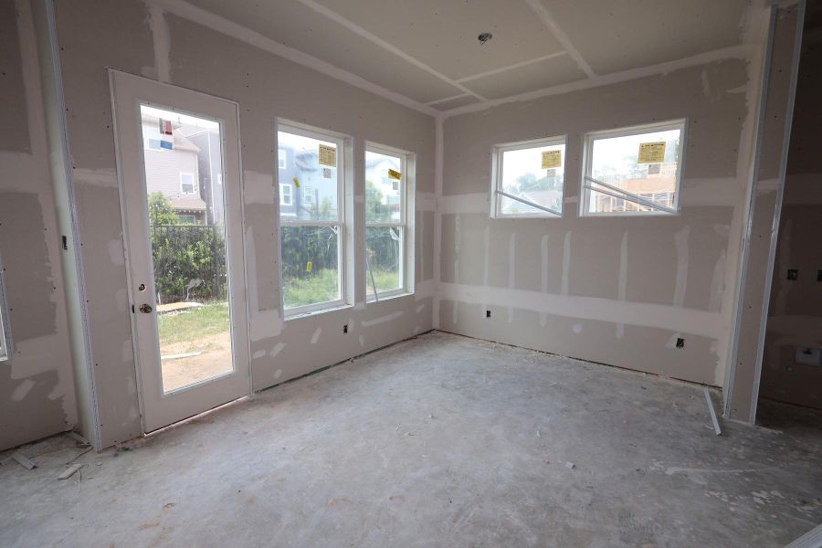 In-progress construction of a new home in Retreat at Oak Park, Houston, TX (Image 8). In-progress construction of a new home in Retreat at Oak Park, Houston, TX (Image 8).