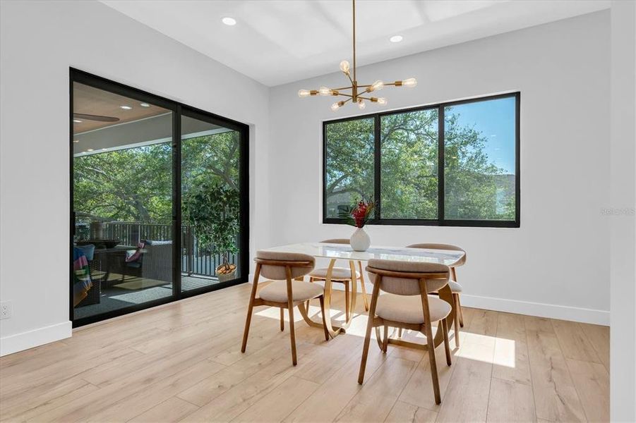 Furnished interior view inside a new home in , St. Petersburg (Image 16).