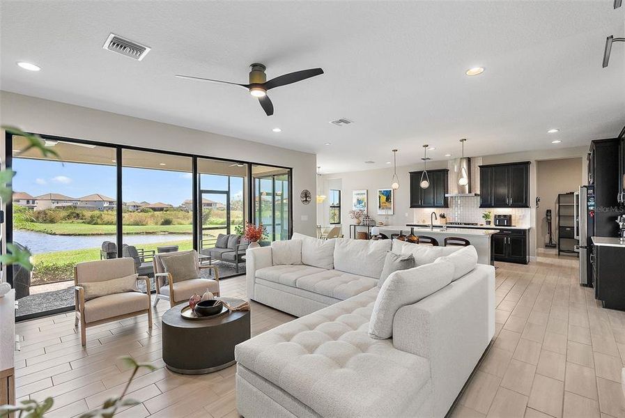 Furnished interior view inside a new home in , Parrish (Image 30).