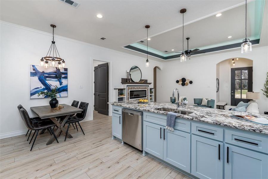 Furnished interior view inside a new home in , Trinidad (Image 26). Furnished interior view inside a new home in , Trinidad (Image 26).