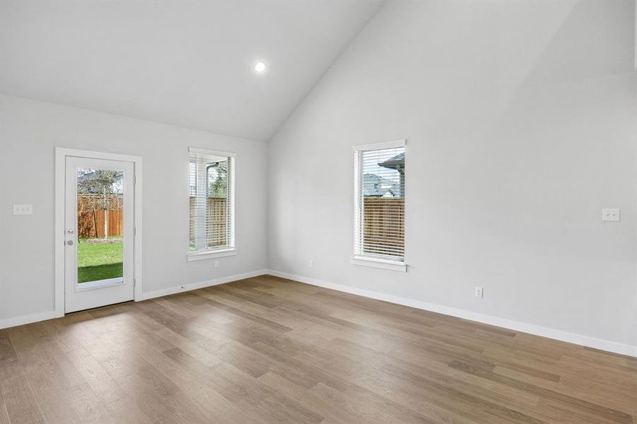 Dining Room in the Winters home plan by Trophy Signature Homes – REPRESENTATIVE PHOTO