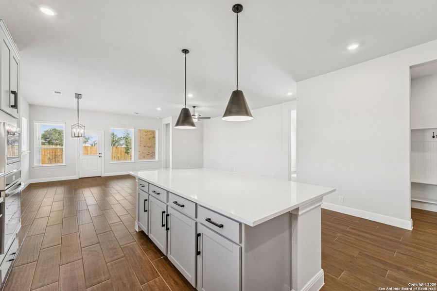 Furnished interior view inside a new home in Davis Ranch 50', San Antonio (Image 11).