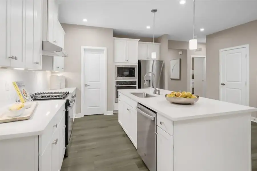 Representative furnished interior of a home built from the Ashbrooke by Ryan Homes in Windsor Estates, Walhalla (Image 3).