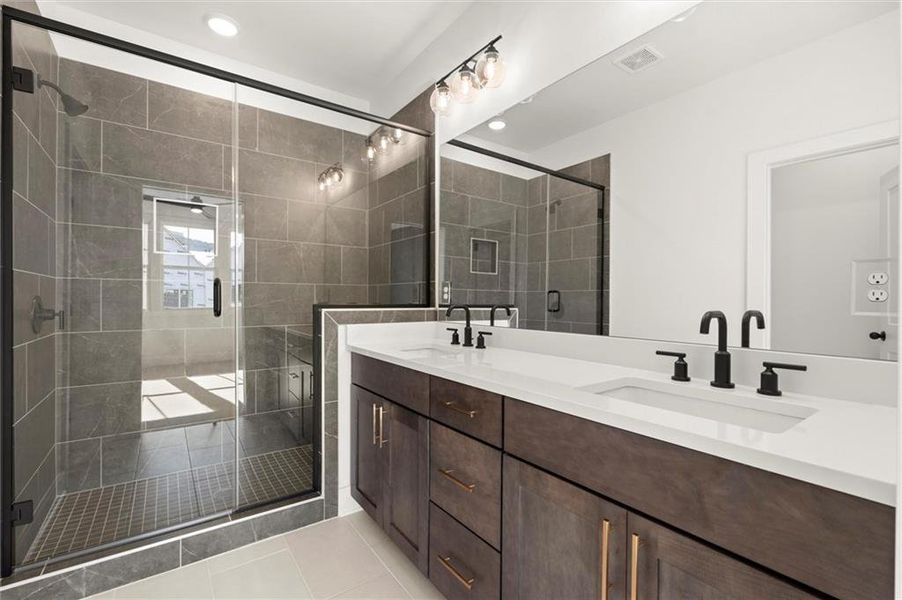 Furnished interior view inside a new home in , Alpharetta (Image 7).