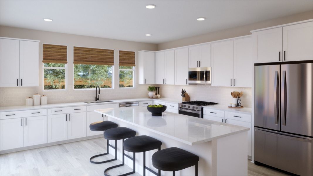 Representative furnished interior of a home built from the Skylark by Trumark Homes in Trumark Homes at Tanterra, Parker (Image 7).
