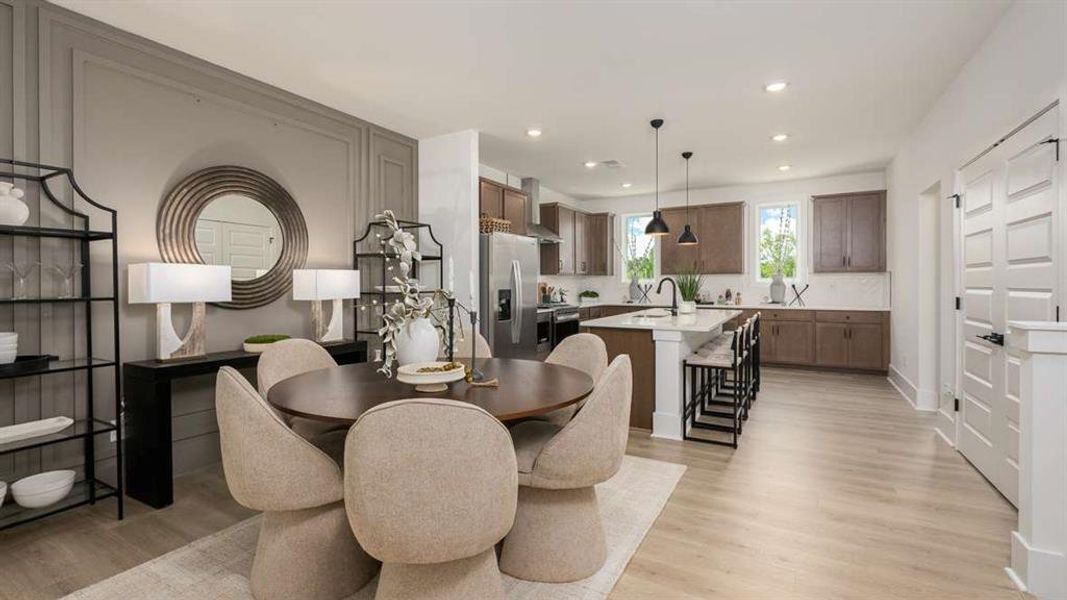 Furnished interior view inside a new home in Overlook at Peachtree Corners, Peachtree Corners (Image 13).