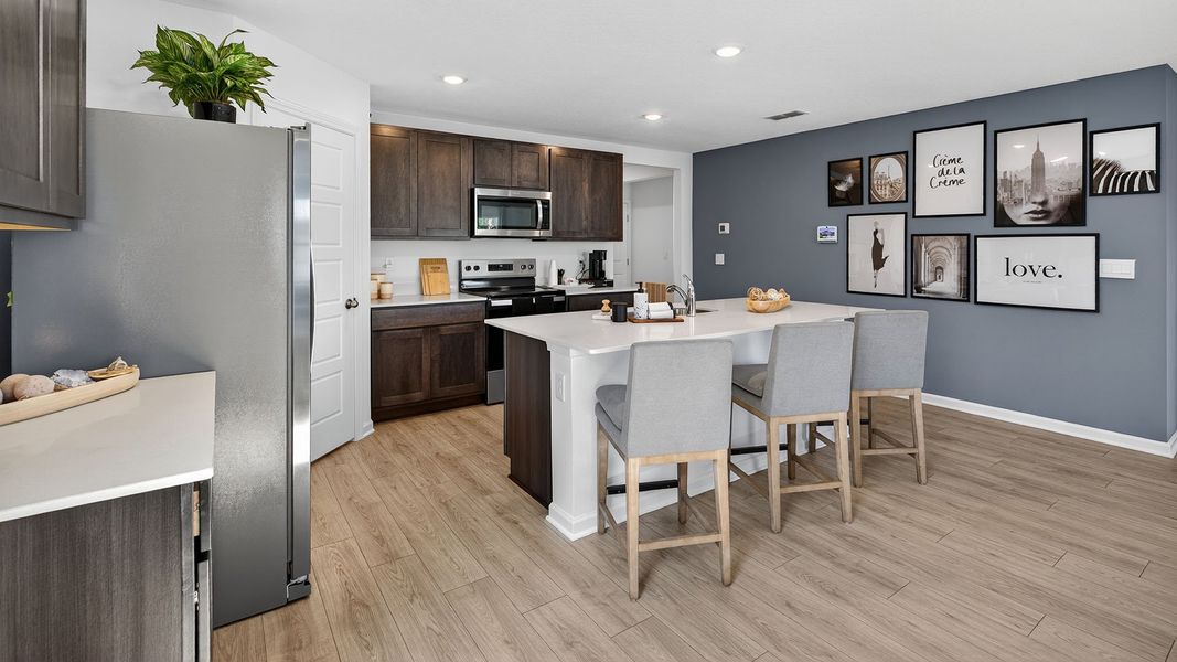 Representative furnished interior of a home built from the CALI by D.R. Horton in Copes Landing, Jacksonville (Image 10).