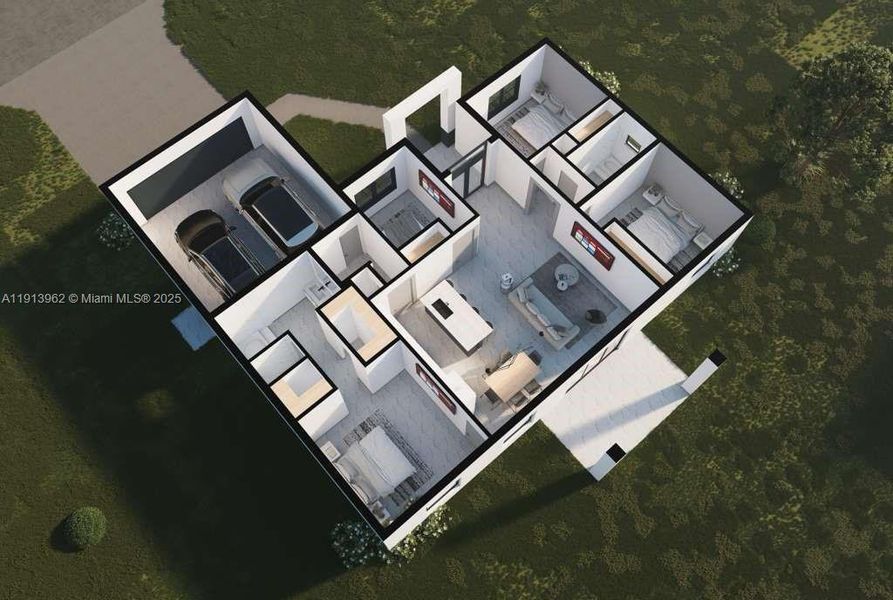 2D floor plan layout of this home in , Cape Coral, FL (Image 6). 2D floor plan layout of this home in , Cape Coral, FL (Image 6).