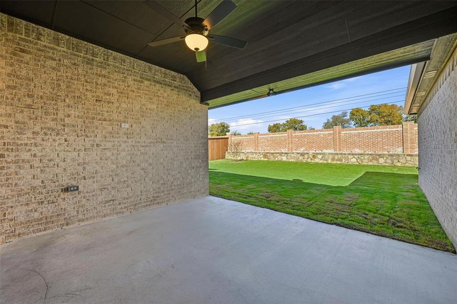 Exterior details and patio area of a home in LeTara, Haslet (Image 3). Exterior details and patio area of a home in LeTara, Haslet (Image 3).
