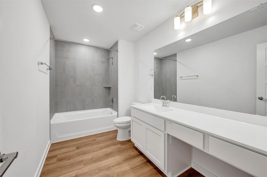 Furnished interior view inside a new home in Summerview, Fulshear (Image 8).