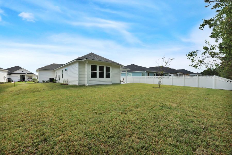 Representative exterior photo of a completed home built from the Eliza by Riverside Homes in Silver Landing at SilverLeaf, St. Augustine, FL (Image 62). Representative exterior photo of a completed home built from the Eliza by Riverside Homes in Silver Landing at SilverLeaf, St. Augustine, FL (Image 62).