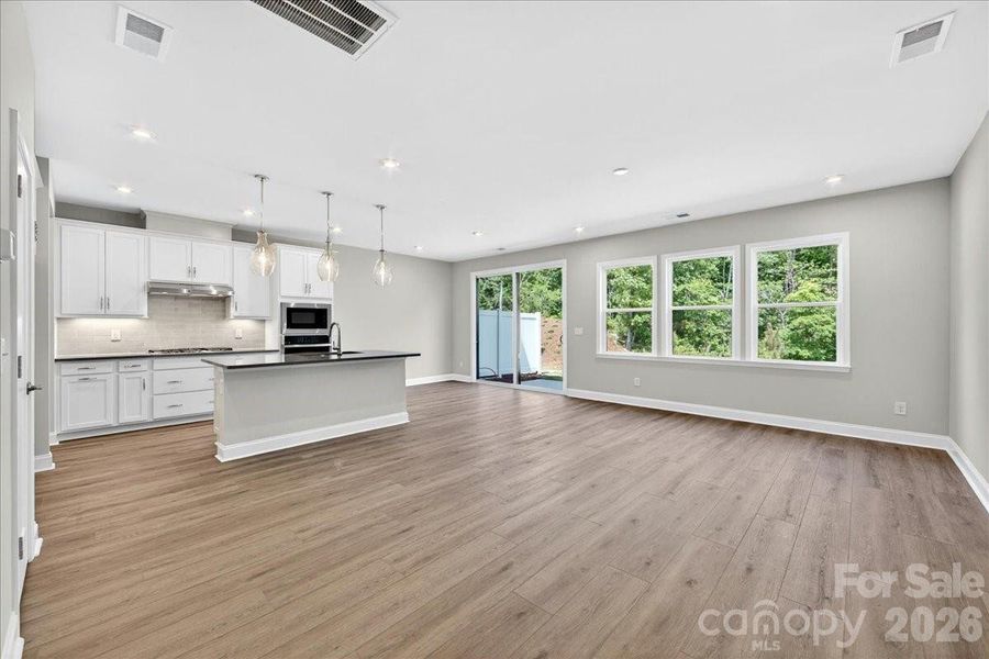Open concept first floor Open concept first floor