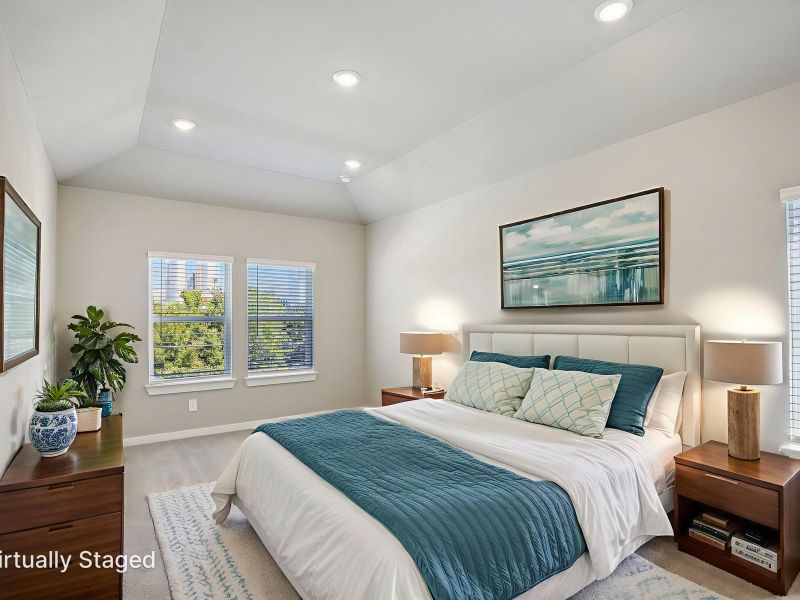 Furnished interior view inside a new home in Spring Brook Village - City Series, Houston (Image 8).