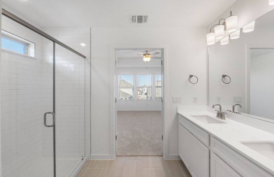 Furnished interior view inside a new home in Santa Rita Ranch, Liberty Hill (Image 7).