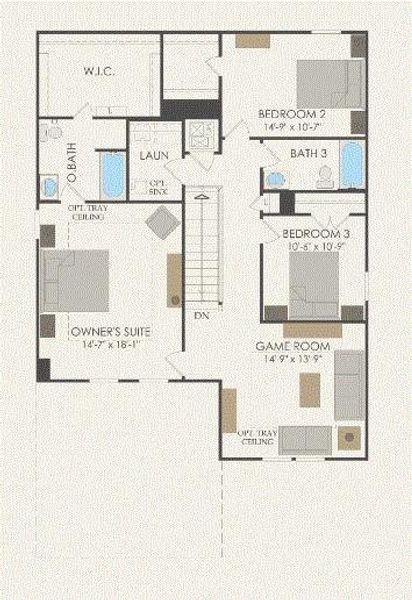 Pulte Homes, Mesilla floor plan