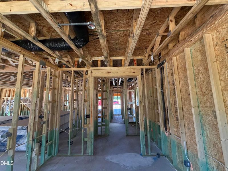In-progress construction of a new home in Wendell Ridge, Wendell, NC (Image 38).