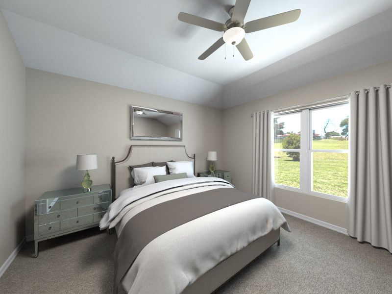 Furnished interior view inside a new home in Colony at Cole Springs - Arbor Collection, Buda (Image 6). Furnished interior view inside a new home in Colony at Cole Springs - Arbor Collection, Buda (Image 6).