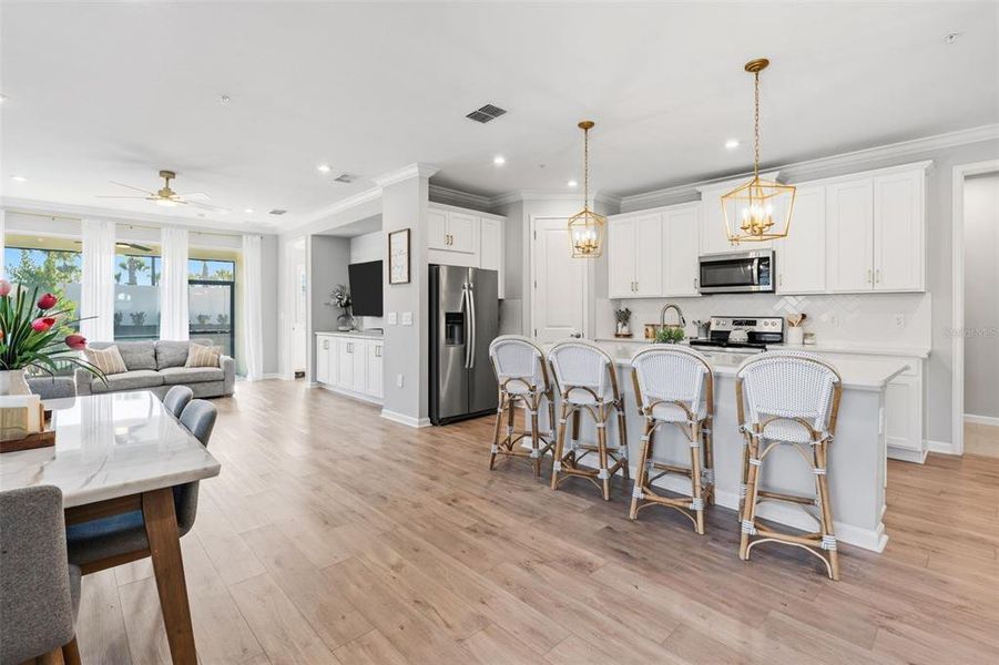 Furnished interior view inside a new home in , Venice (Image 29).