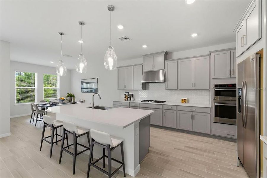 Furnished interior view inside a new home in Hammock at Two Rivers, Zephyrhills (Image 9).