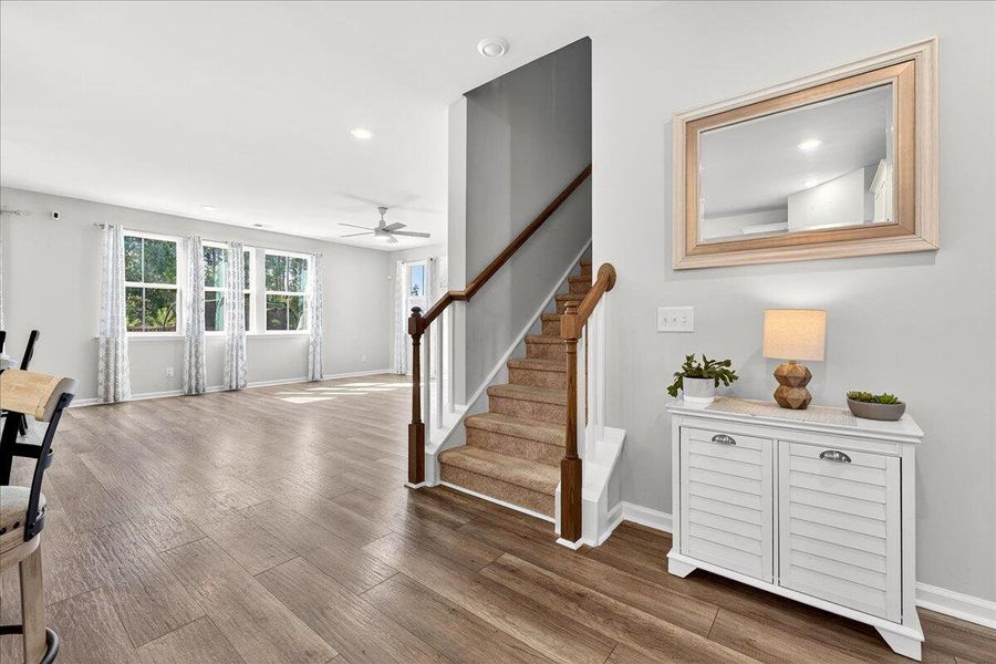 Furnished interior view inside a new home in , Summerville (Image 35).