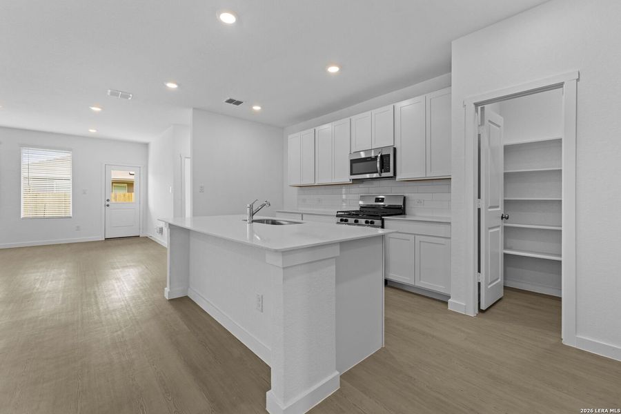 Furnished interior view inside a new home in Hightop Ridge, Converse (Image 7).