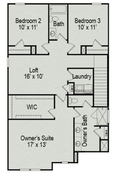 2D floor plan layout of this home in Cantigny Park, Clarksville, TN (Image 6). 2D floor plan layout of this home in Cantigny Park, Clarksville, TN (Image 6).