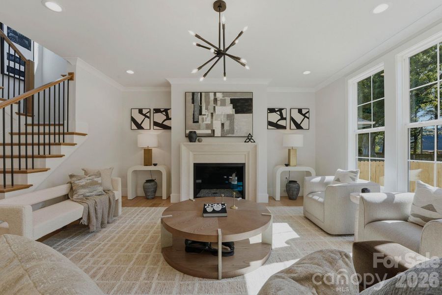 Furnished interior view inside a new home in , Charlotte (Image 34). Furnished interior view inside a new home in , Charlotte (Image 34).