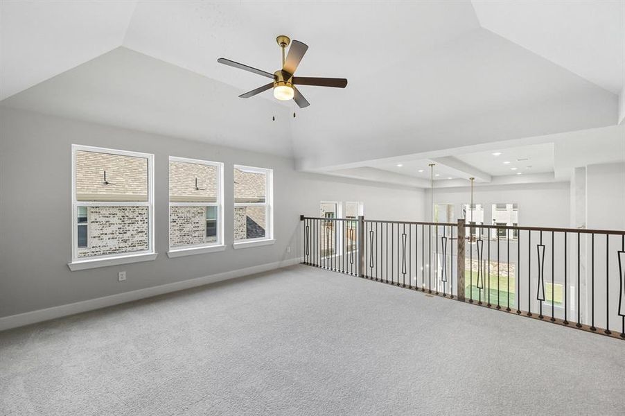 Spacious, unfurnished interior of a new home in Star Trail: 55ft. lots, Prosper (Image 18).