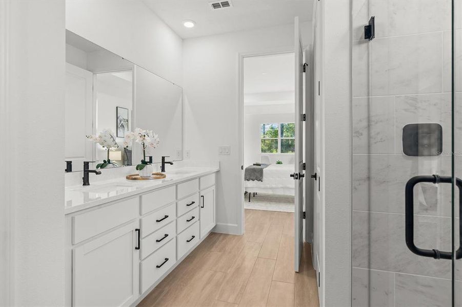 Furnished interior view inside a new home in , Orlando (Image 10).