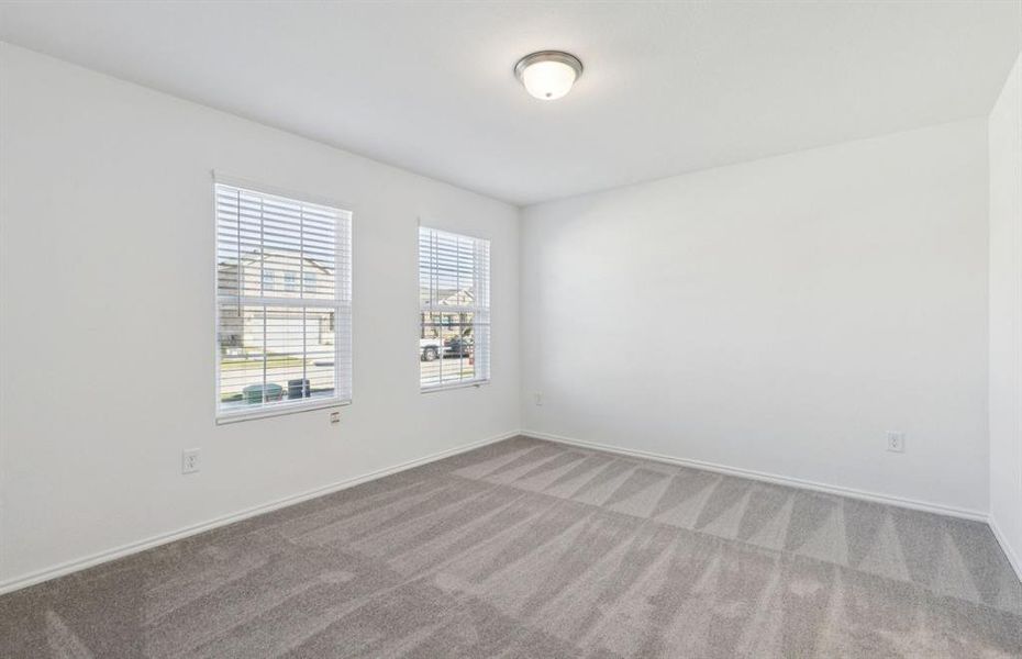 Flexible living space off entryway, can be used as a study Flexible living space off entryway, can be used as a study