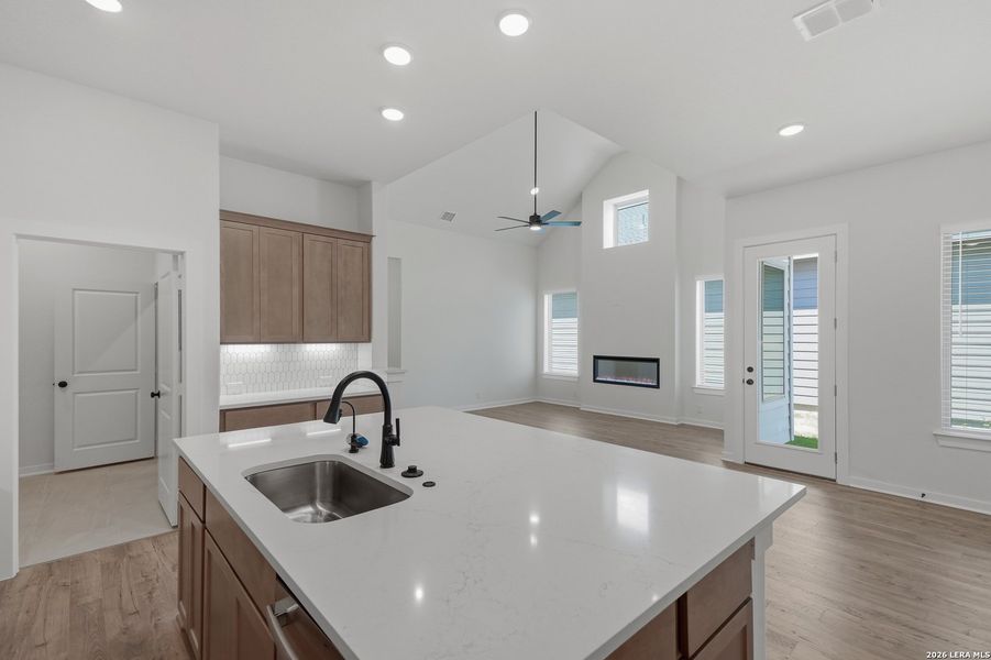 Furnished interior view inside a new home in The Crossvine, Schertz (Image 8).