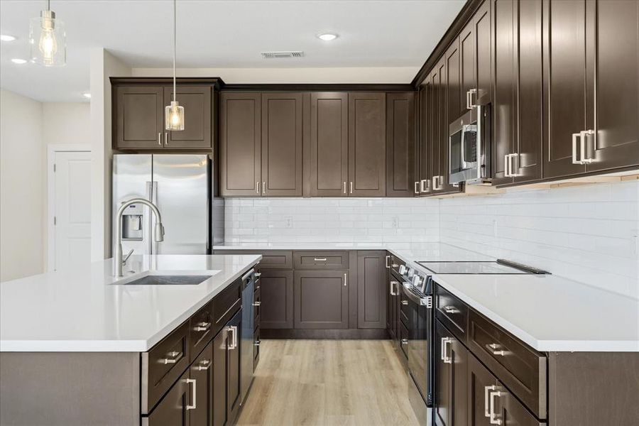 Furnished interior view inside a new home in , Stephenville (Image 10).