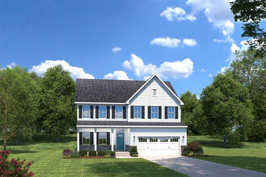 Representative exterior photo of a completed home built from the Greenwood by Ryan Homes in Gulls Landing at Sea Trail, Sunset Beach, NC (Image 1). Representative exterior photo of a completed home built from the Greenwood by Ryan Homes in Gulls Landing at Sea Trail, Sunset Beach, NC (Image 1).